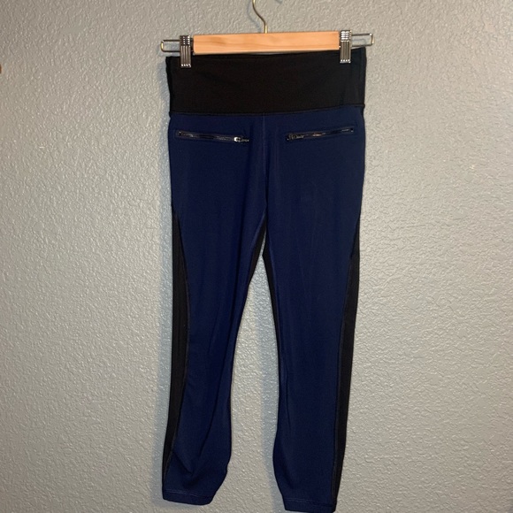 compression blue leggings size XS EUC GapFit - Picture 2 of 14